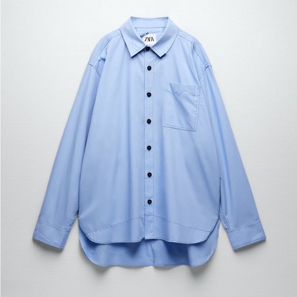 Zara X Adererror - Blue Button-Up - Picture 5 of 11